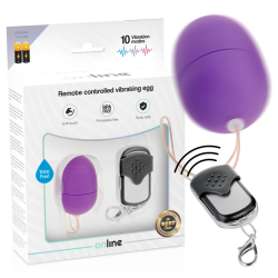 Online - Oeuf Vibrant Télécommande S Lilas
